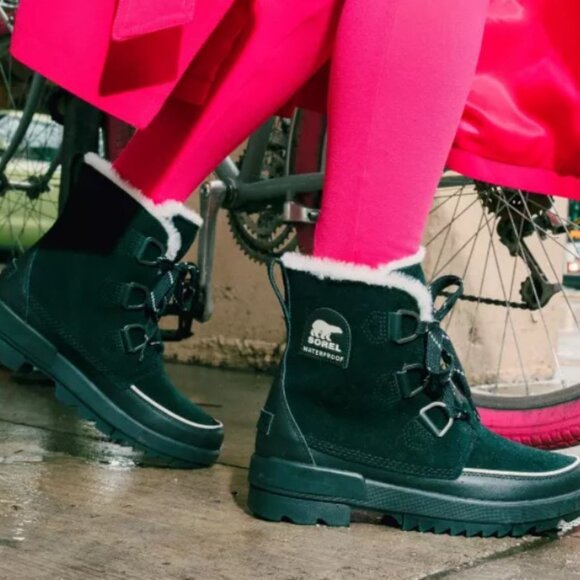 Women Sorel Tivoli IV boot black NWT size 6 waterproof windproof - Picture 8 of 9